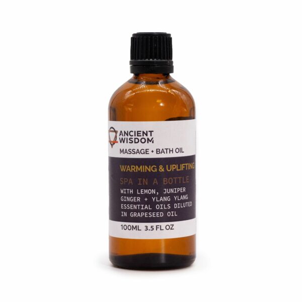 Warm & Uplifting Massage Oil - 100ml - Image 4