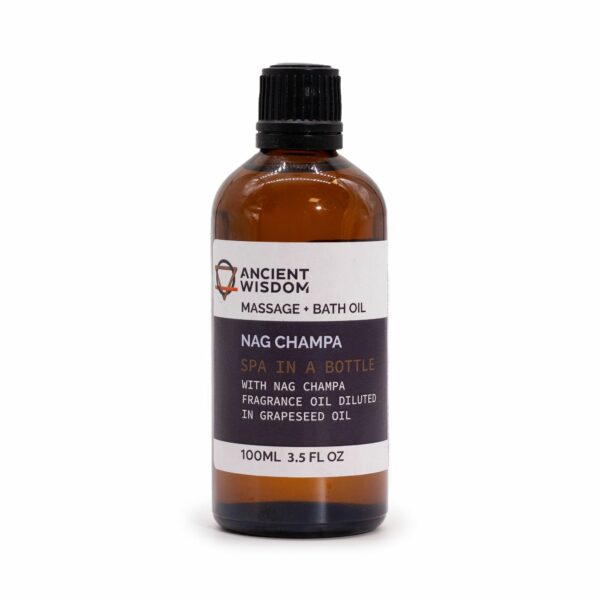 Nag Champa Massage Oil - 100ml - Image 4