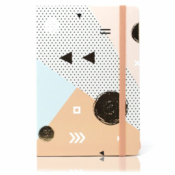 Cool A5 Notebook - Assorted Designs - Golden Abstract - Image 4