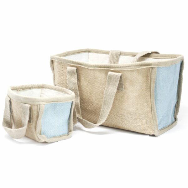 Lrg Shopping Basket - 33x18x20cm - Nat - Image 4