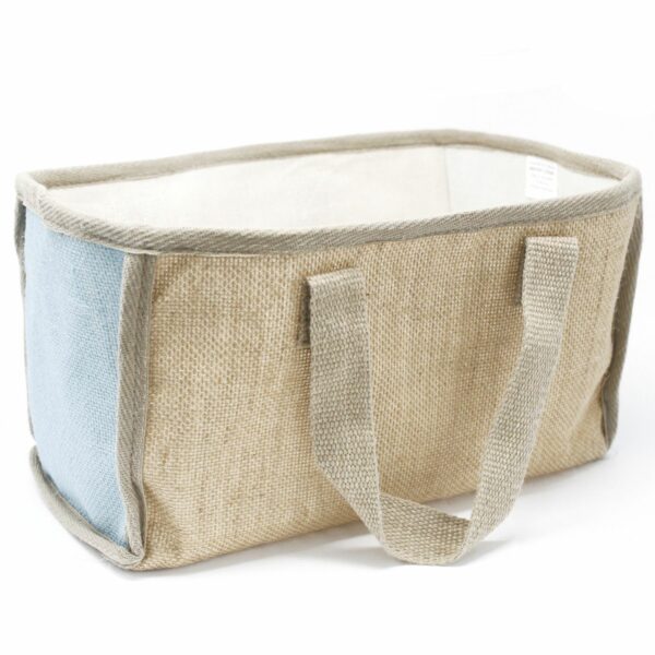 Lrg Shopping Basket - 33x18x20cm - Teal - Image 4