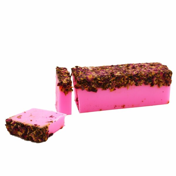 Rose & Rose Petals - Soap Loaf - Image 2